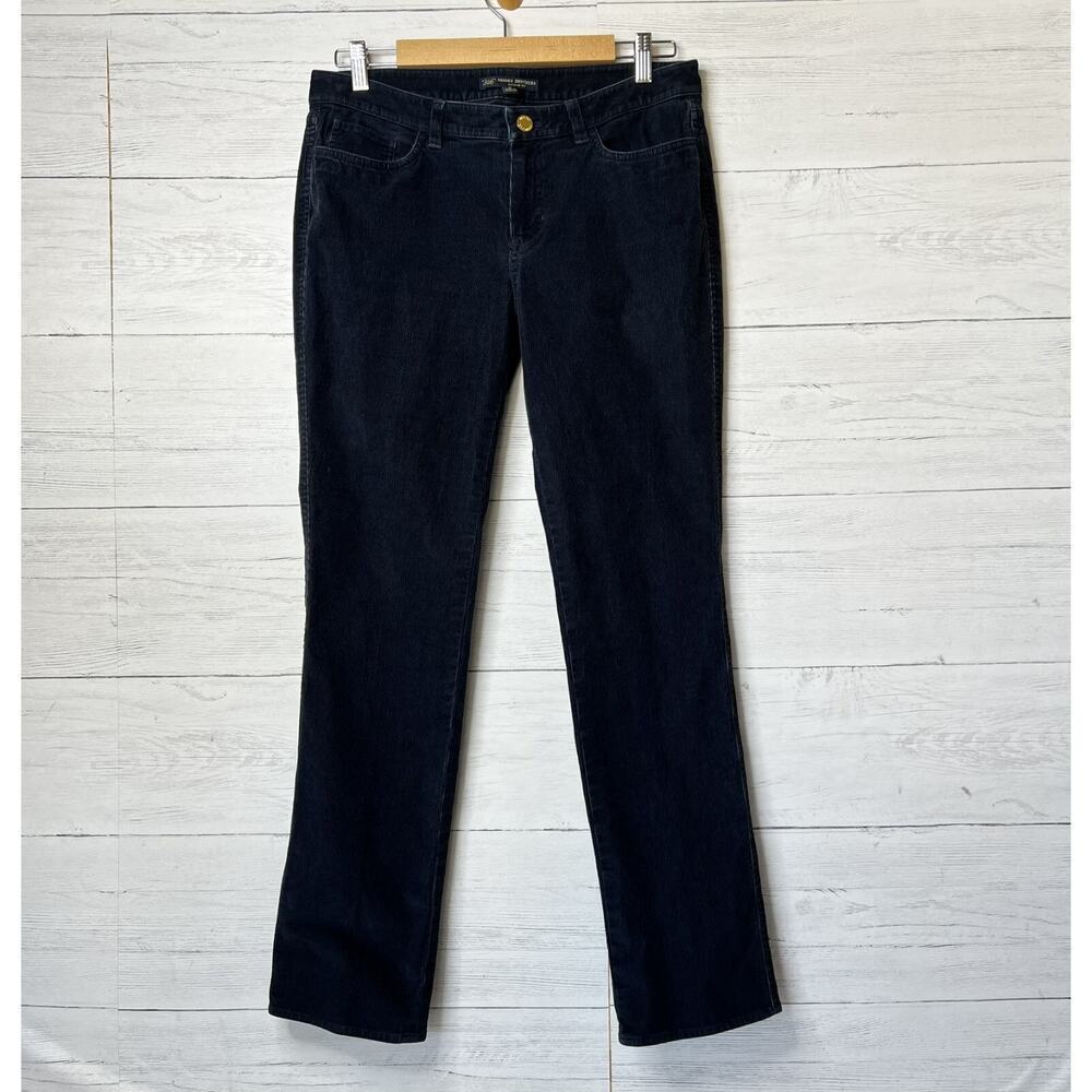 Brooks Brothers Pants Womens Size 8 Dark Navy 346 Natalie Fit Corduroy